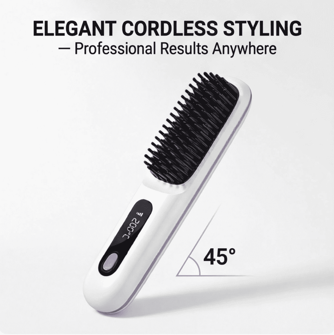 Morfone Hot Comb Hair Straightener, Ceramic Electric Comb, Anti