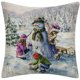 thumbnail image 5 of Juego de 4 fundas de almohada de Navidad de 18" x 18", fundas de almohada decorativas, fundas de cojines de granja de Navidad JAMW Sencillez, 5 of 5