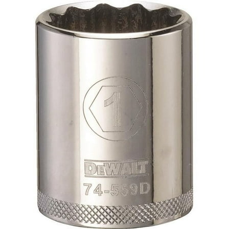 Stanley Tools 227955 1 in. 12 Point Socket - 0.5 in. Drive