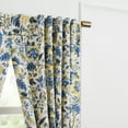 thumbnail image 6 of Waverly Imperial Dress Window Curtain Collection – Panel With Tie Back - Porcelain Design - 52" X 95", 6 of 7