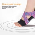 thumbnail image 1 of Zapatos Antideslizantes de Yoga ， Zapatos Antideslizantes de Yoga para Mujer Pilates Barre Zapatos de Entrenamiento de Baile de Envoltura Suave Púrpura(S（35-36）) Ecomeon no, 1 of 6