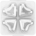 thumbnail image 2 of Southern Homewares Heart Shape Stainless Steel Chilling Ice Cubes Reusable For Whiskey Wine Beverage Set of 4, 2 of 6