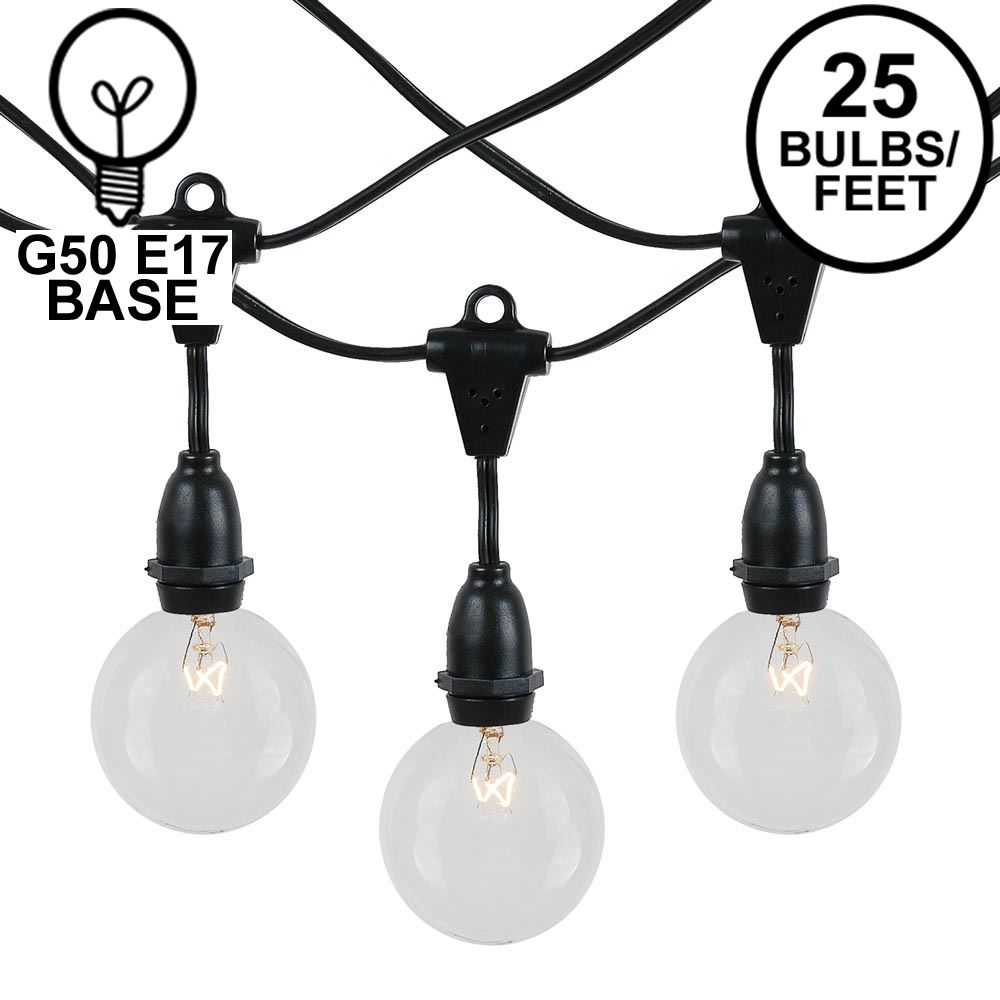 Novelty Lights G50 Outdoor Globe String Lights Outdoor Patio Party