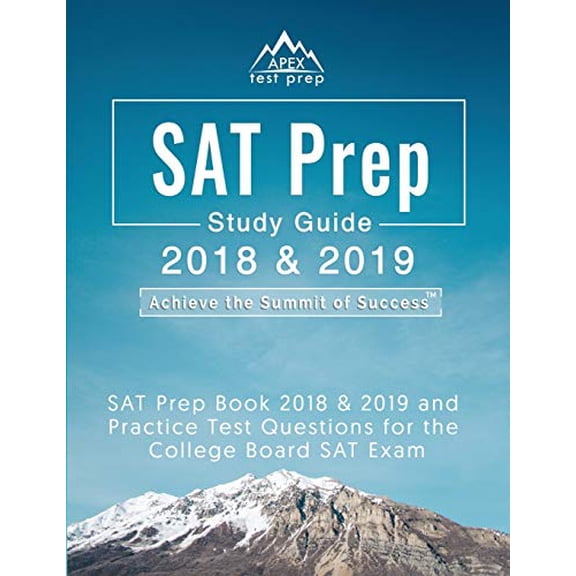 Pre-Owned SAT Prep 2018 & 2019: SAT Prep Book 2018 & 2019 and Practice Test Questions for the College Board SAT Exam (Paperback) 1628455381 9781628455380