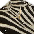 thumbnail image 3 of 3dRose, Zebra Up Close, 10x10 Wall Clock, 3 of 7