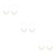 thumbnail image 1 of Guardurnaity 1 par de aretes de estilo simple en forma de U con estampado de leopardo, colgante universal para oreja, accesorio de moda para niñas Type1 NO1, 1 of 6