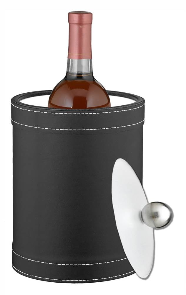 Stitched Black 2 Qt. Tall Ice Bucket