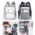 thumbnail image 1 of Bolsa de seguridad BLESIY 2x Mochilas transparentes nuevo caliente 33x17x42cm, 1 of 8