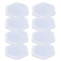 8 Pcs Glide Pad Slider Furniture Pads Chair Leg Floor Protectors Rugs White