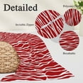 thumbnail image 3 of Red Striped Body Pillow Covers 20"x54", Classic Minimalist Waves Lines Pattern Soft Brushed Microfiber Breathable Throw Pillow Covers, Pillowcase with Zipper for Couch Sofa Bedroom Living Room, 3 of 9