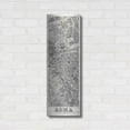 thumbnail image 3 of Luxe Metal Art 'Roma Map Panel on Wood' by Wild Apple Portfolio, Metal Wall Art, 12"x36", 3 of 9