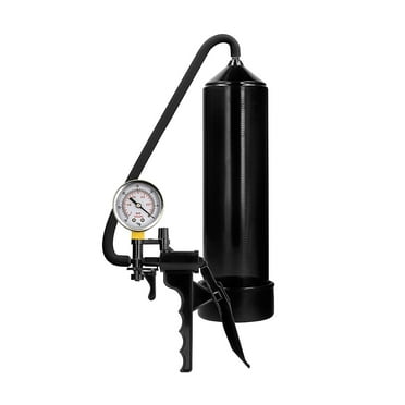 Pumped Elite Beginner Pump W/ Psi Gauge Black