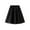 Black, variant on yillto Mesh Skirts for Womens Elastic Waist Pleated Cute Summer Short Skirt Plain A Line Ladies Dress