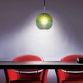 thumbnail image 4 of PD409-BUGN/BN Jesco Lighting One Light Line Volt Pendant with Canopy-Brushed Nickel Finish-Blue Green Glass Color, 4 of 4