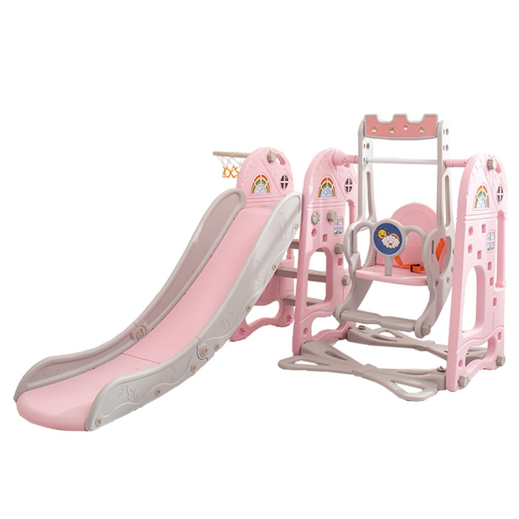 Buy Toddler Slide and Swing Set 3 in 1, Kids Play Climber Slide Playset