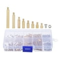 thumbnail image 3 of Graflsoa 260-Piece M2 Brass Standoff Kit with Nuts and Screws for PCB, Motherboard, and Raspberry Pi Projects, 3 of 6