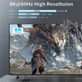thumbnail image 3 of 8K HDMI Switcher One-Button Switch, LED Indicator for Trade Shows, Conference Rooms, and Living Rooms, 3 of 9