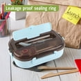 thumbnail image 4 of Portable Bento Box, 1.5L Stainless Steel Lunch Box  Leakage Proof  for Adult for Student, 4 of 8
