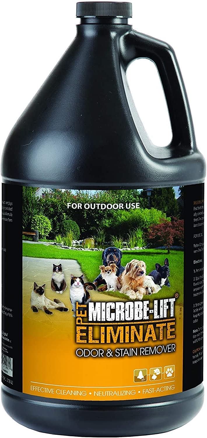 Outdoor Dog Cat Odor & Stain Remover Spray Eliminate Poop Pee Smell