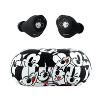 Disney Mickey Mouse Bluetooth Earbuds with Charging Case, Black