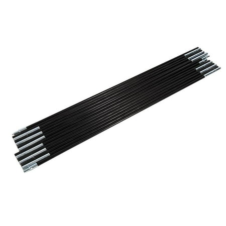Kritne Tent Pole, Tent Pole Replacement, 2 sets 7 Sections Outdoor Camping Fiber Glass Rod DoubleTent Pole Support Frames Kit