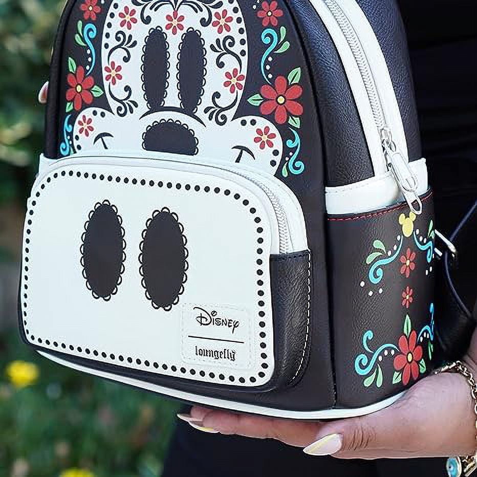 Mickey factory Sugar Skull Loungefly GID backpack