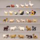 thumbnail image 1 of Simulation Miniature Farm Animals Model Chook Duck Goose Sheep Cow Toy Figures Decoration Horse Rabbit Corgi Cibotium BarometzE He Qiyong unisex, 1 of 1