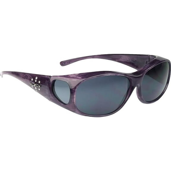 New JONATHAN PAUL Polarized Sunglasses Fit-overs Element Purple Haze Medium