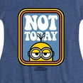 thumbnail image 3 of Despicable Me Minions - Not Today - Toddler & Youth Girls Raglan Graphic T-Shirt, 3 of 4