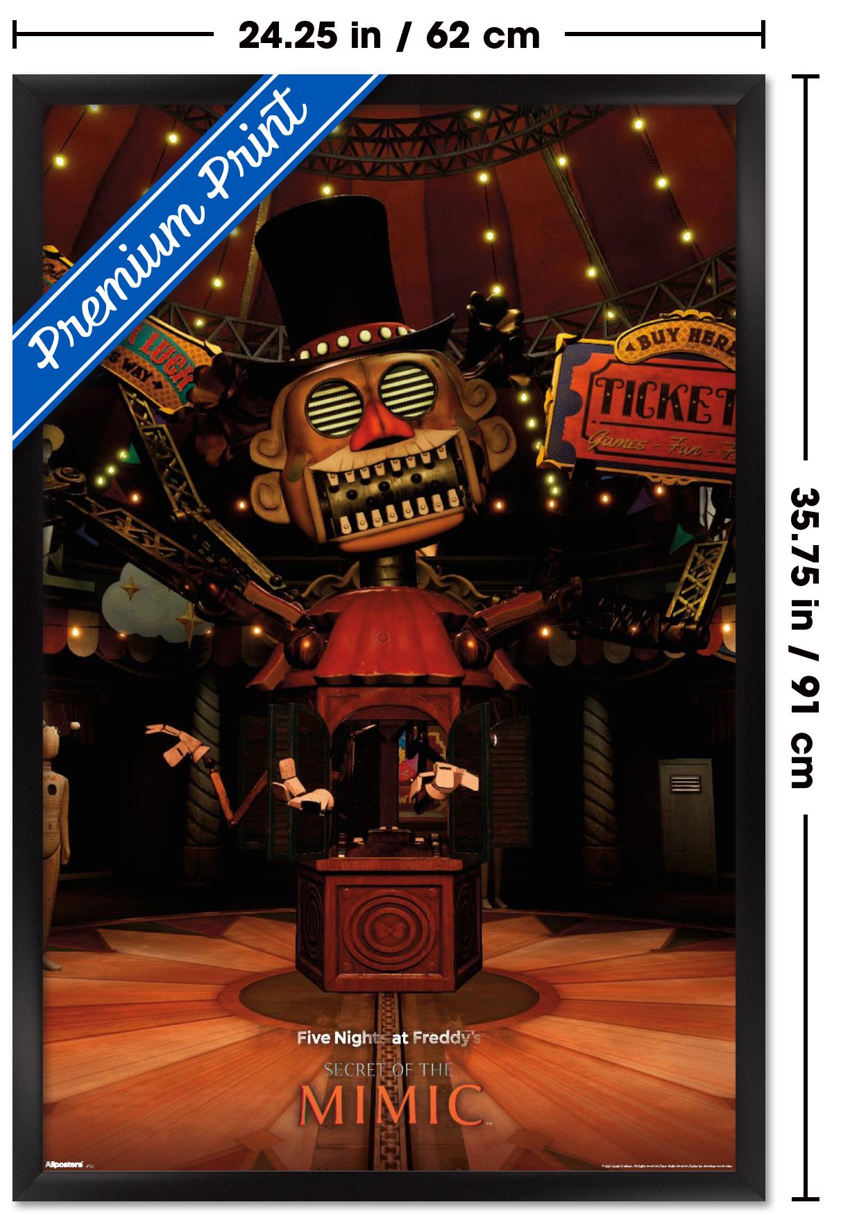 Five Nights At Freddy's: Secret of the Mimic (2025) - Big Top Wall Poster, 22.375" x 34" Framed
