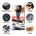 thumbnail image 3 of Perceuse à Éclats, Tige Hexagonale 1/4 Po 4 Flûtes 12 Étapes pour Plastique, 3 of 7