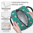 thumbnail image 3 of Easygdp Starfish and Shell Large Insulated Lunch Bag，Aluminum Lining, Spacious Design, Leakproof, Ideal for Work, Picnics, Travel, and Outdoor Activities-One Size, 3 of 6