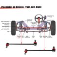 thumbnail image 4 of 2 uds enlace de extremo estabilizador de barra estabilizadora delantera izquierda derecha para Honda Odyssey 2005-2017 No.K750304, 4 of 7