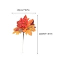 thumbnail image 2 of Vikakiooze Home Decor Halloween Plug-in Accessories Maple Leaf Simulation Pumpkin Festival Decoration, 2 of 6