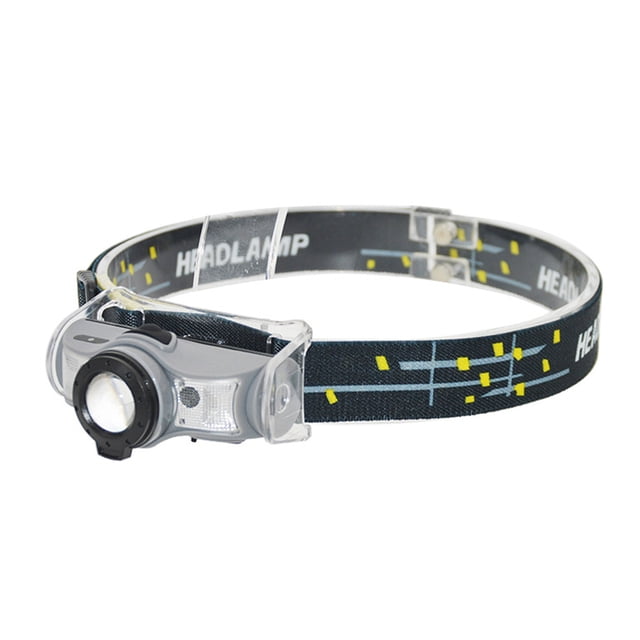 Naiovety Linterna frontal telescópica LED L2, 4 modos, linterna frontal recargable a prueba de agua, linterna frontal USB de carga rápida Iluminación y accesorios