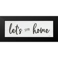 thumbnail image 2 of Boyer, Susie 24x11 Black Modern Framed Museum Art Print Titled - Lets Stay Home, 2 of 5