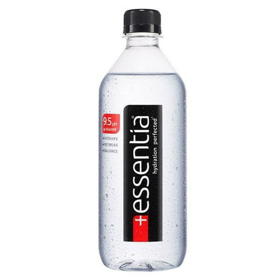 Essentia 9.5 pH w-a-t-e-r 20 Oz Plastic Bottles - Pack of 24