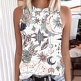 thumbnail image 2 of Camiseta holgada sin mangas con cuello redondo y estampado de moda para mujer Pompotops lopia993693, 2 of 5