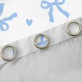 thumbnail image 4 of Erosebridal Cartoon Blue Bow Black Out Curtains for Boys Girls, Love Heart Curtains Pack of 2 (42x63 Each), 4 of 6