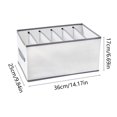 thumbnail image 3 of Folding Clothes Storage Box Wardrobe Compartment Storage Box Household Drawer Clothes And Pants Storage Box, 3 of 5
