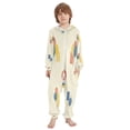 thumbnail image 2 of Vzayyk 4T-14Y Size Aviliable Cozy One-Piece Footless Sleeper Pajama Clown, 2 of 8