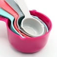 thumbnail image 2 of Juego de 5 cucharas medidoras multifunción con escala y tazas medidoras, herramienta de cocina de diferentes tamaños., 2 of 5