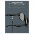 thumbnail image 4 of Nuevas Gafas Inteligentes F07 Gafas de Sol Inalámbricas Bluetooth V5.3 Deportes Al Aire Libre Llamada Música Auriculares con Tecnología Negra, 4 of 5