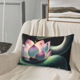 thumbnail image 6 of Fotbe Snake Holding A Lotus Pillow Cases - Envelope Closure - Luxury, Extra Soft, Cooling Pillow Covers - Wrinkle, Fade, Stain Resistant-16"x24", 6 of 8
