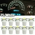 thumbnail image 2 of 10Pcs T5 B8.5D 5050 SMD White Car LED Dashboard Dash Lamp Instrument Light Bulbs, 2 of 11