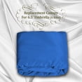 thumbnail image 6 of Sunrise Replacement Umbrella Canopy Cover for 6.5' 6 Ribs Outdoor Patio Market Umbrella, Canopy Only, (Blue), 6 of 6