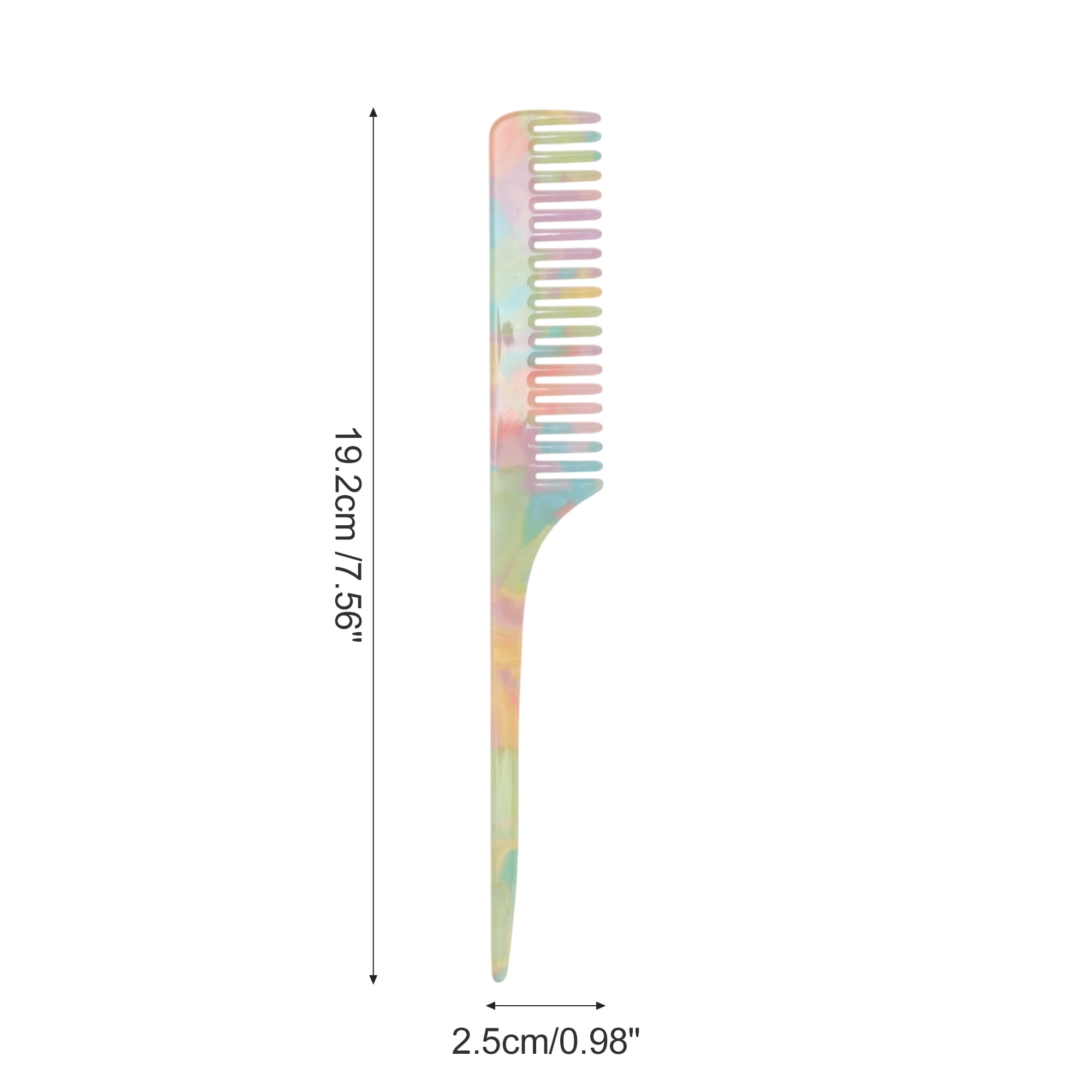 Unique Bargains 1 Pc Simple Vintage Rat Tail Comb for All Hair Types Multicolored