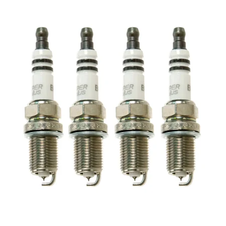 Bosch OE Fine Wire Double Platinum Set of 4 Spark Plugs 1mm Gap For Toyota L4