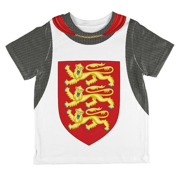King Richard Lionheart Knight Costume All Over Toddler T Shirt Multi 6T