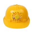 thumbnail image 2 of Solar-Powered For Head Sunscreen Fan Sun Hat Sun Hat Stability With Polycrystalline Solar For Comfort Helmet Sunscreen Sun yellow, 2 of 8
